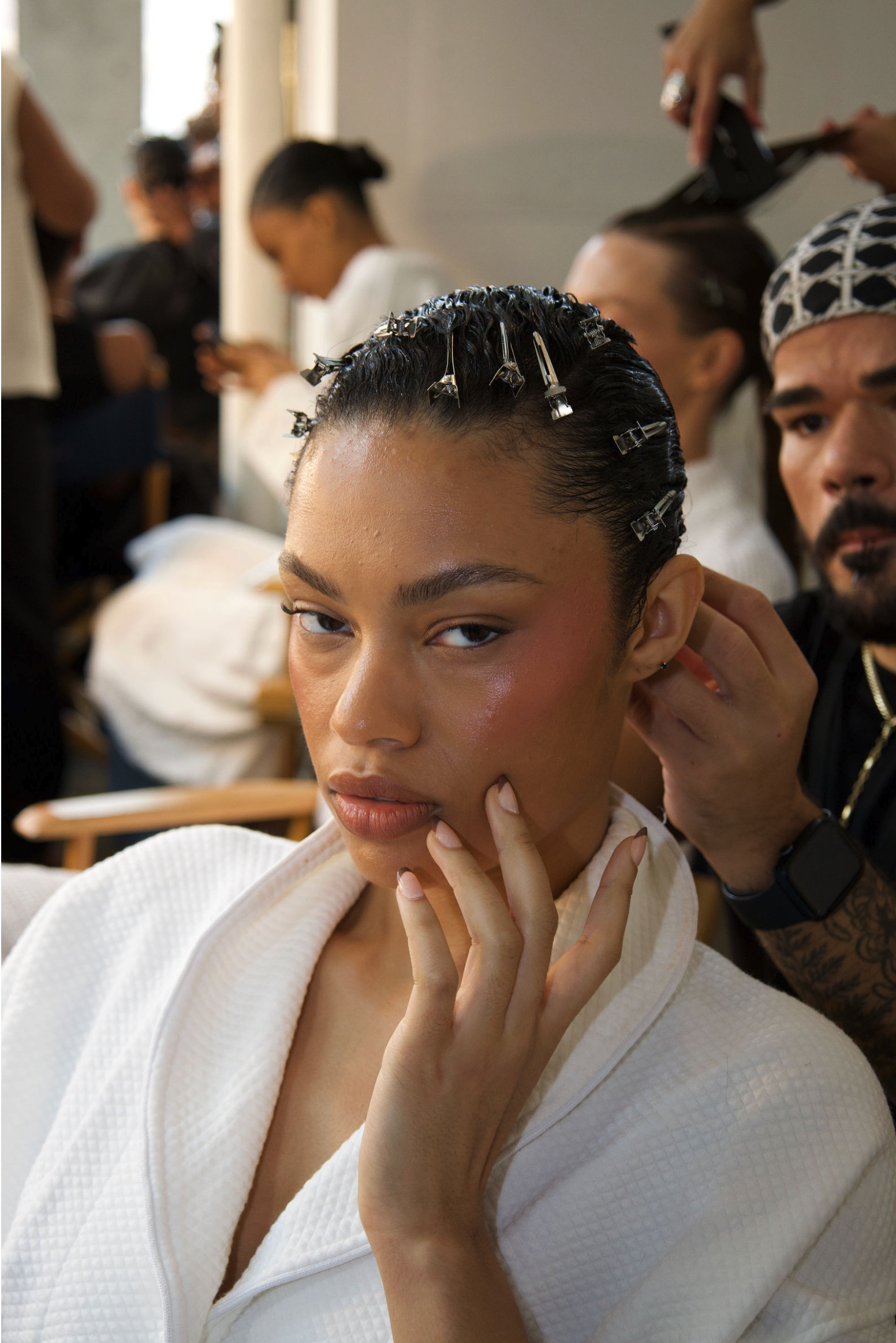Rode French worn on by 50 models the PatBo Runway at NYFW